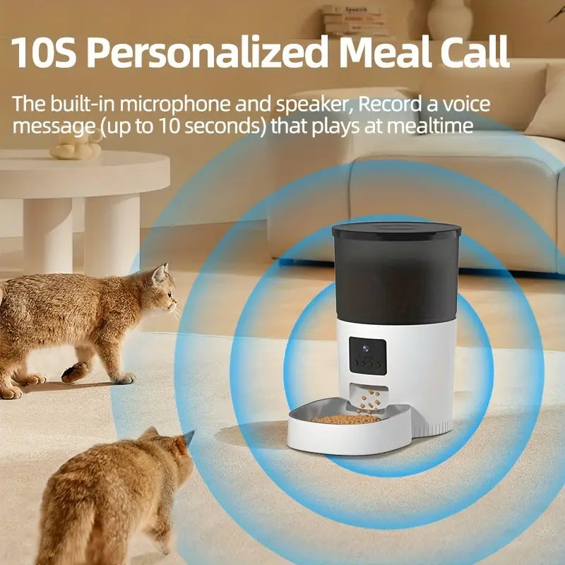TechPet Connect - Advanced Smart Pet Feeder for Cats and Dogs